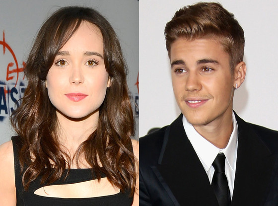 Ellen Page, Justin Bieber Ellen Page, Justin Bieber